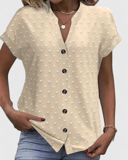 Clara | Comfortable V-Neck Shirt