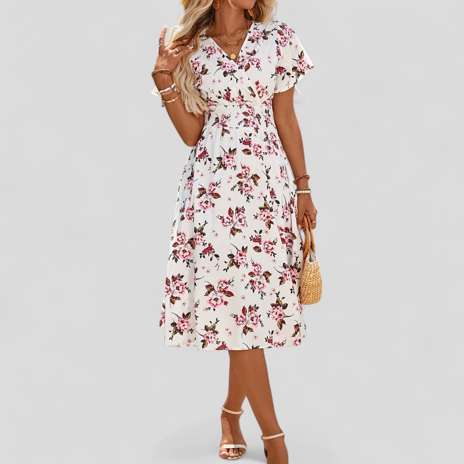Floral Pink / XXL
