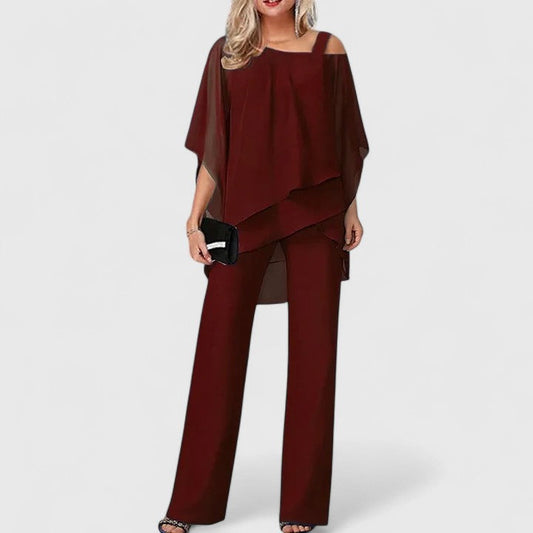 Clara | Elegant Two-Piece Pant Set