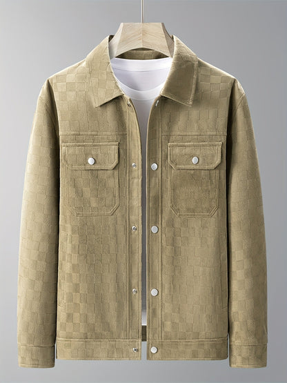Shaviro - Checkered Suede Jacket